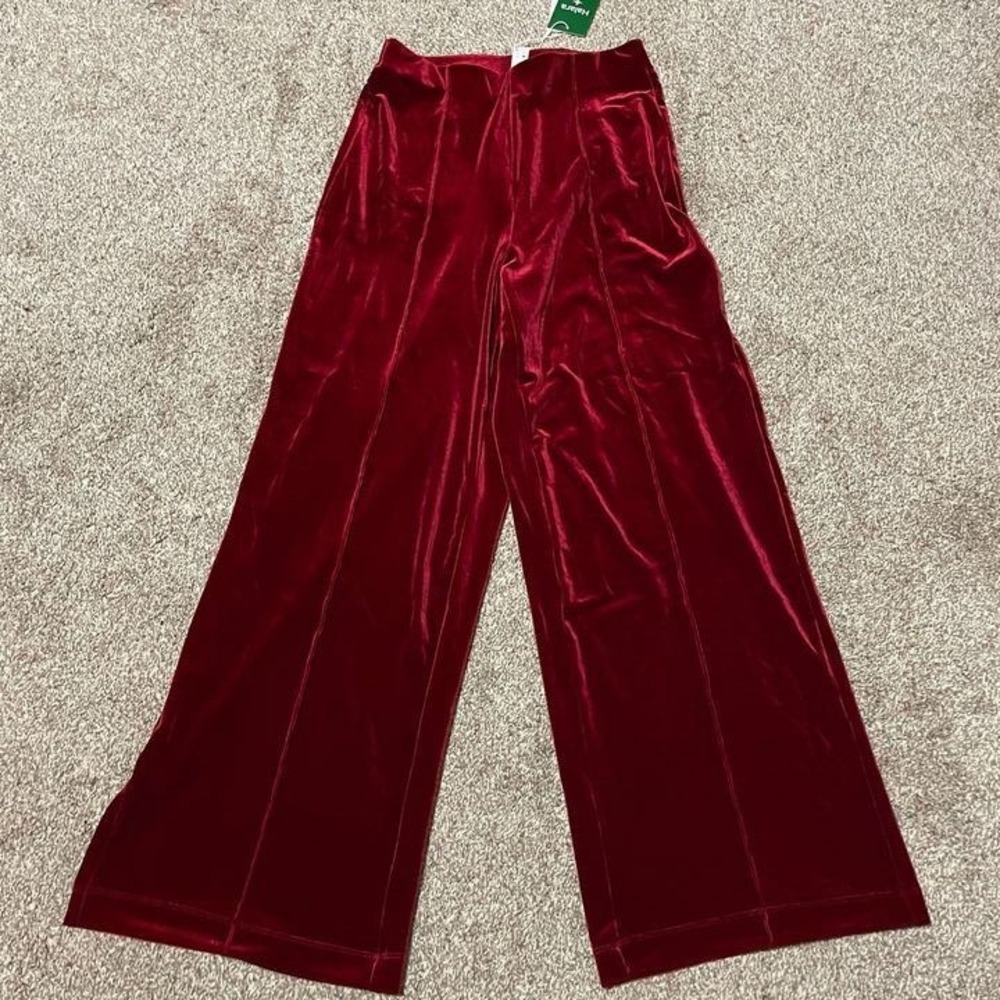 HALARA Red Wide Leg Pants